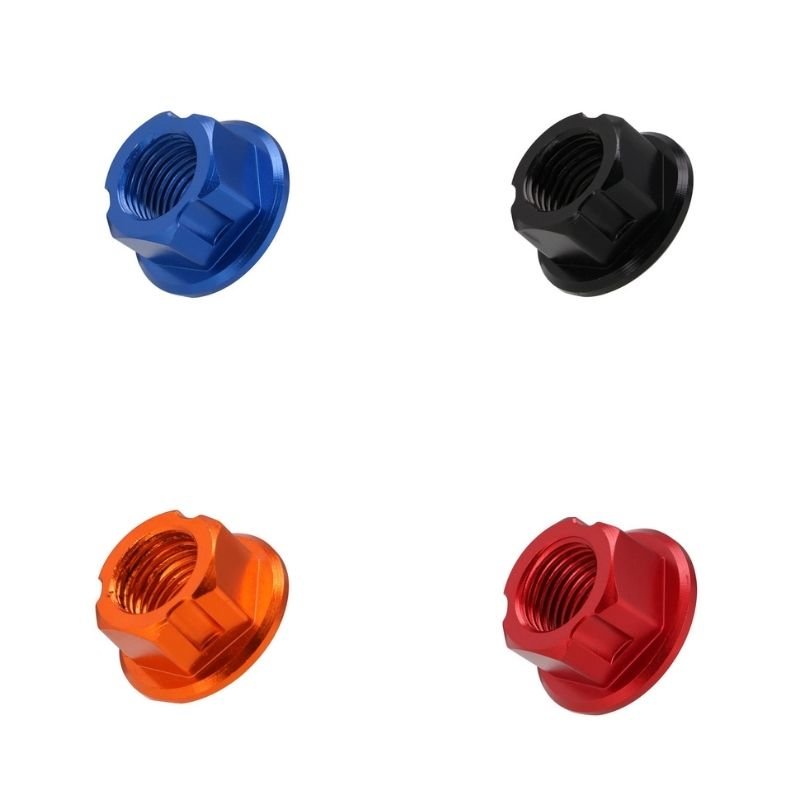 CNC Aluminum Rear Wheel Axle Nuts For Surron Light Bee